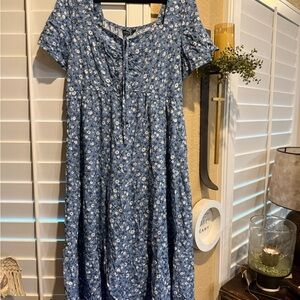 BloomChic Blue Floral Dress